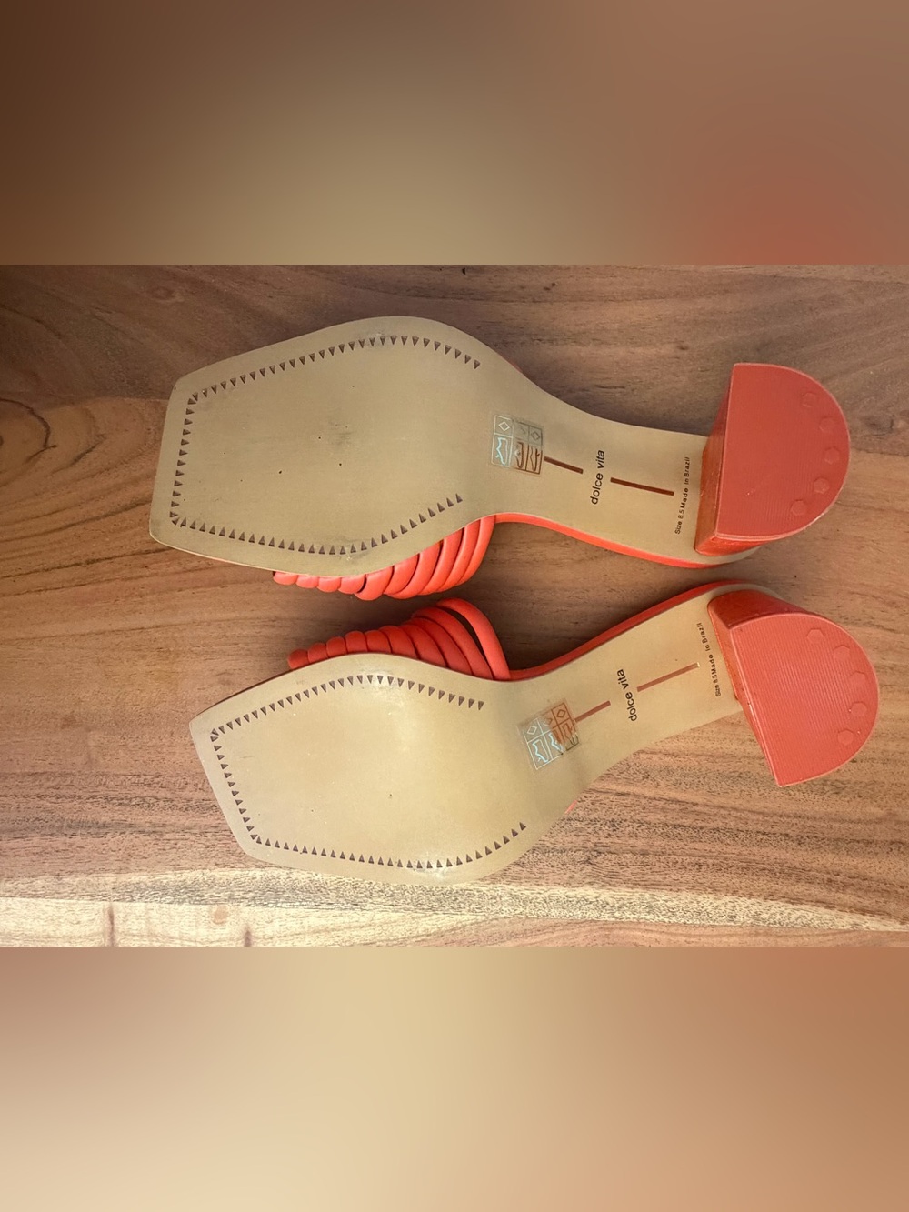 DOLCE VITA - PRIANA HEELS PERSIMMON STELLA - size 8.5 - Picture 4 of 4